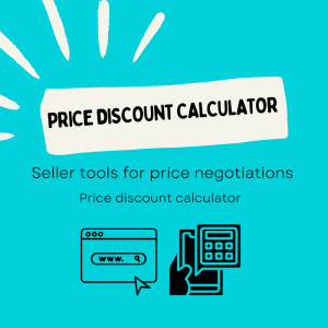 Discount on Price Calculator Tool for Sellers